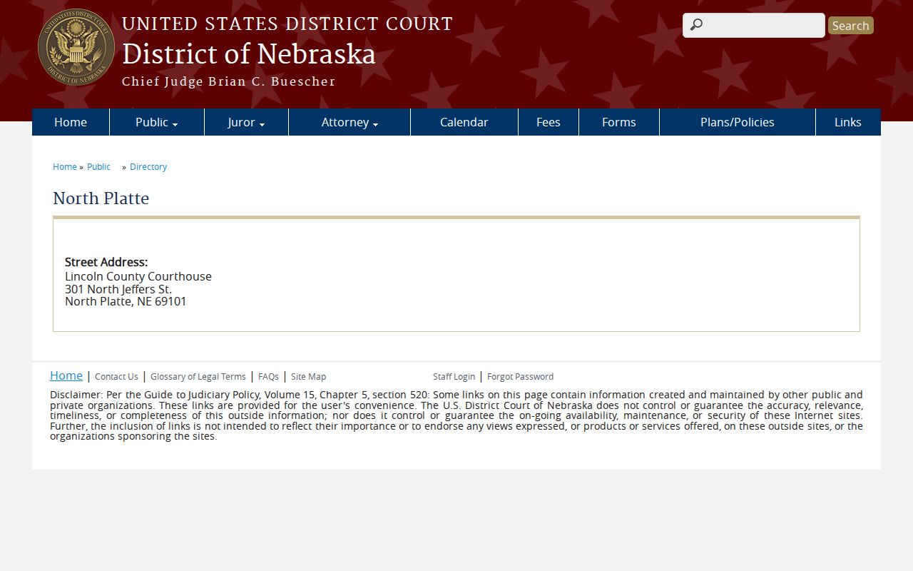 Custer County Ansley court docket federal court directory source