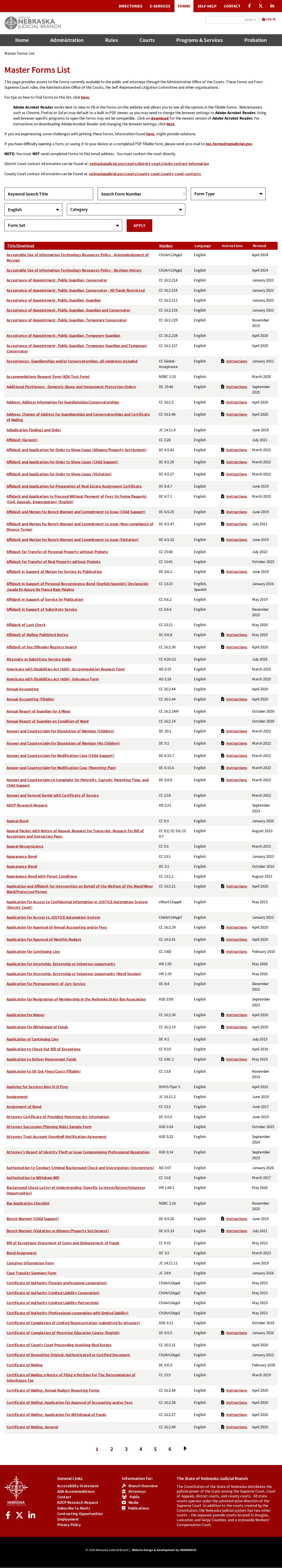 Custer County court records forms and clerk access