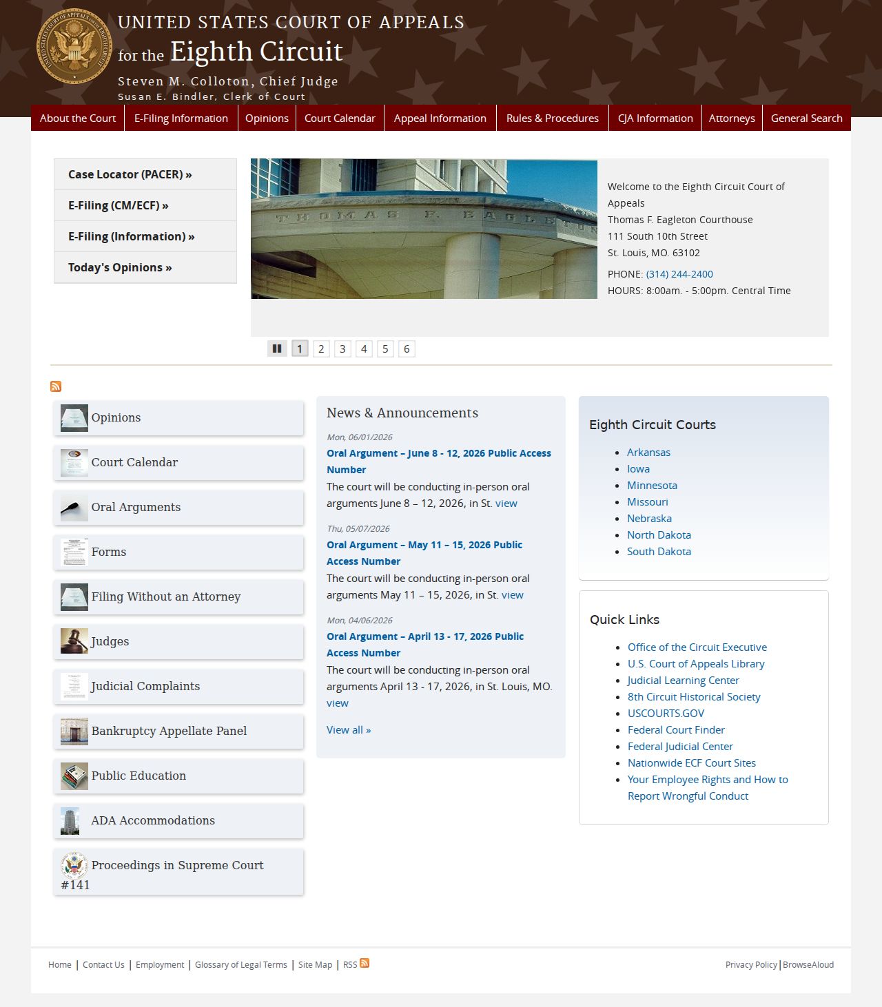 Custer County Sargent court docket Eighth Circuit source